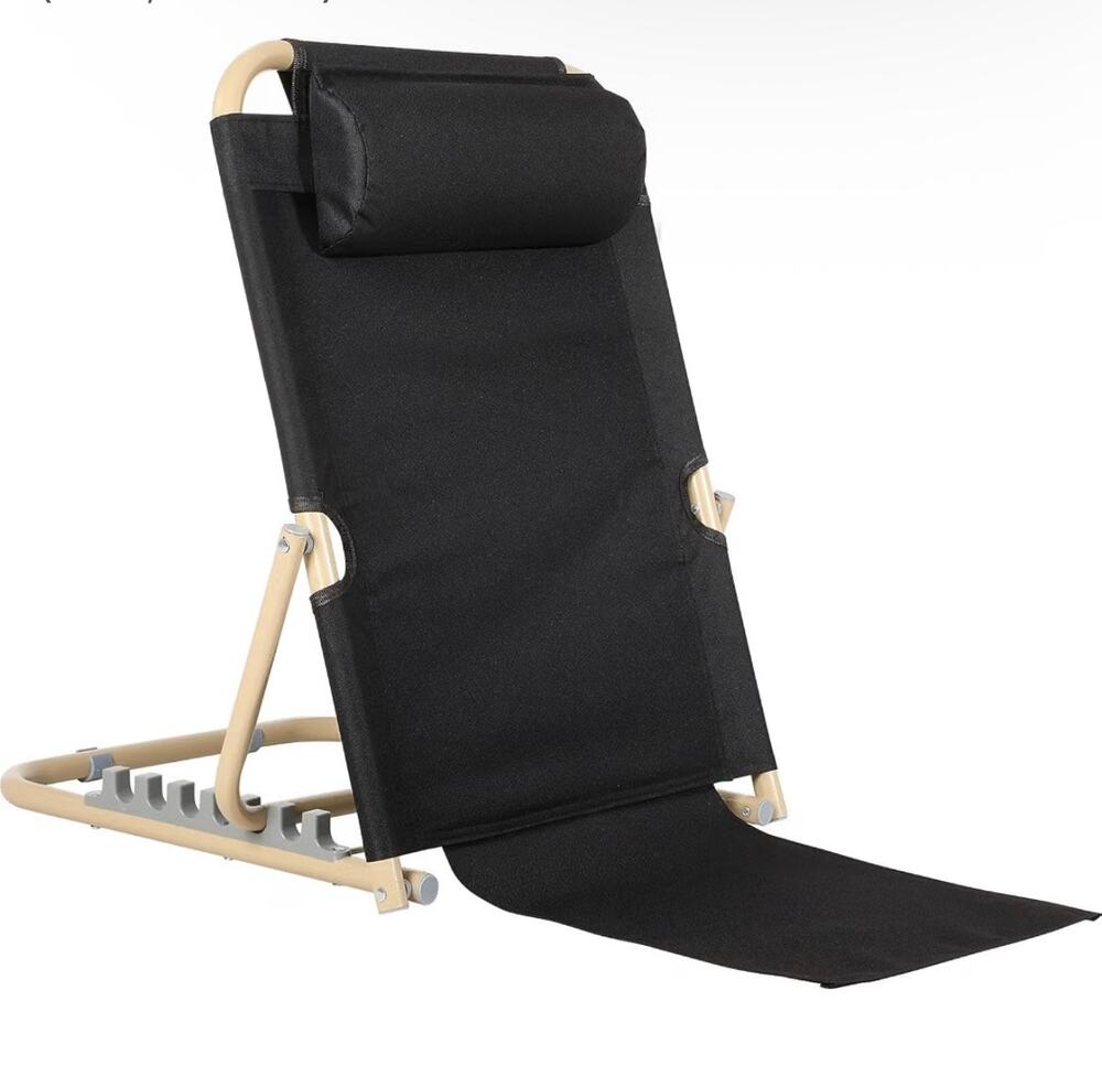 Menkxi Lifting Bed Backrest Portable Folding Adjustable Sit up Back Rest Chair